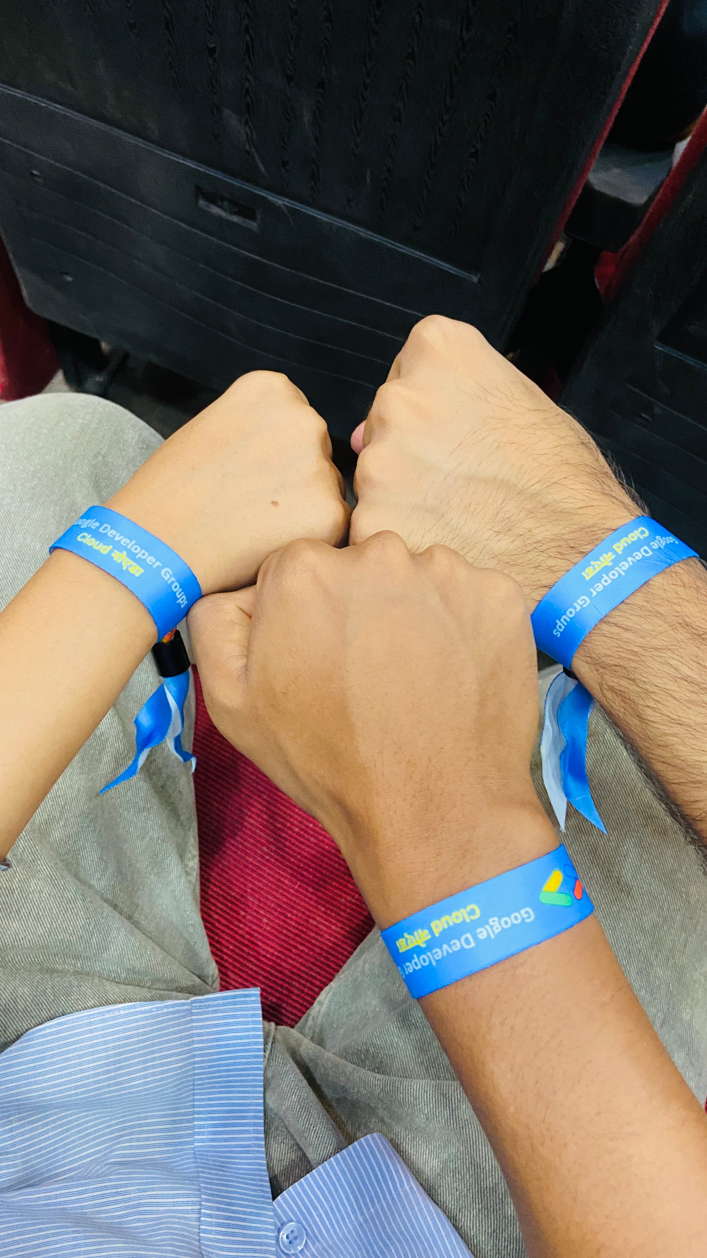 GDG fist bump